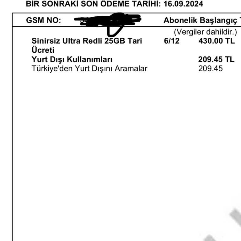 Vodafone Red Tarifesi Yurt Dışı Arama Ücreti Sorunu