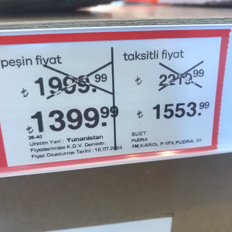 FLO Ayakkabı Alınan Fazla Ücret