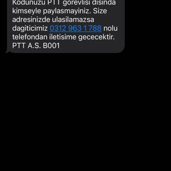 Turpex PTT Kargoya Ulaşamıyorum Telefonlara Bakılmıyor