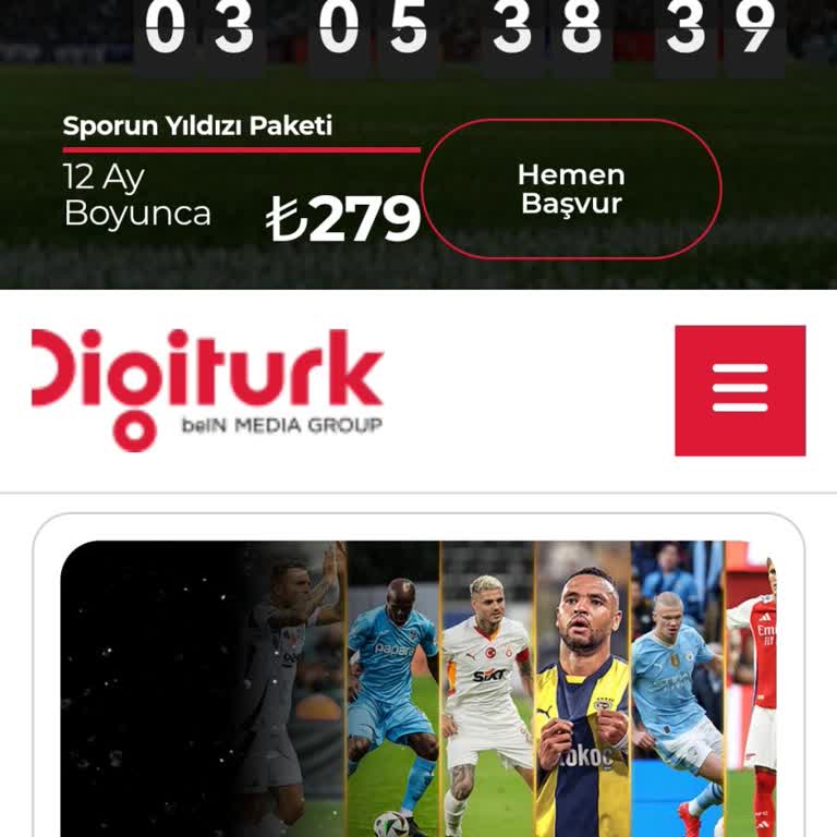 Digiturk Sporun Yıldızı Paketi