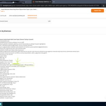 Trendyol Eksik Ürünü İade Edemiyorum