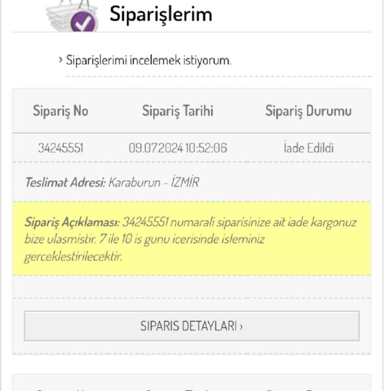 Sefamerve İade Sürecinde Yaşanan Sorunlar