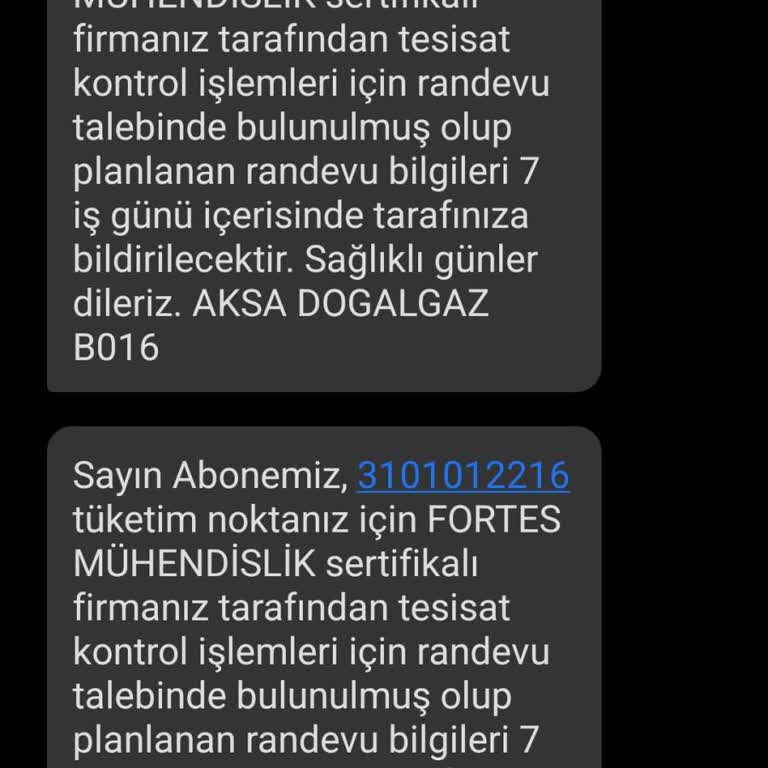 Fortes Mühendislik Doğalgaz Hizmetinde Yaşanan Sorunlar Ve Mağduriyet