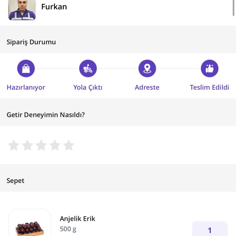 Getir 6. Kat Üstüne Kapıya Teslim Kurye İnisiyatifine Bırakmış