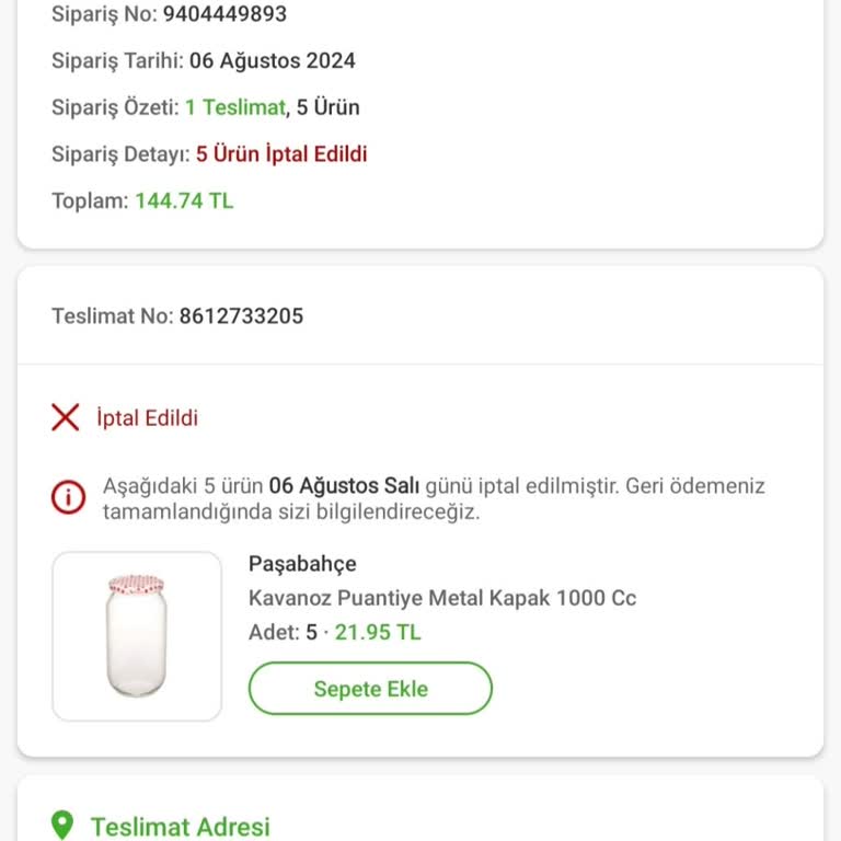 Migros Küçükesat Şubesi Ürün Yok Yalanı