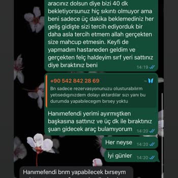 Vangölü Turizm Van Şubesi Beni Hasta Halimle Mağdur Etti