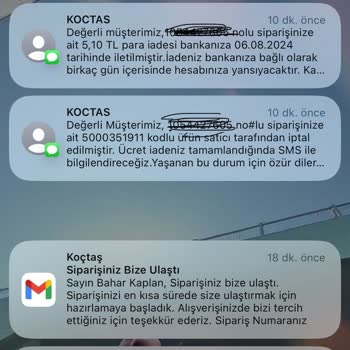 Koçtaş Ürünümü Teslim Etmiyor