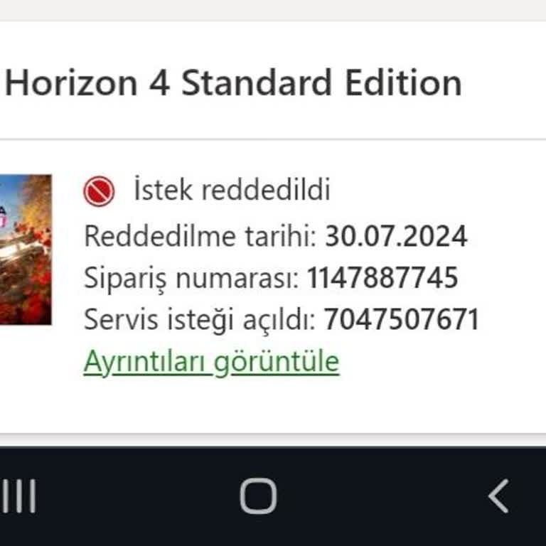 Xbox Oyun İadesi Edilmiyor