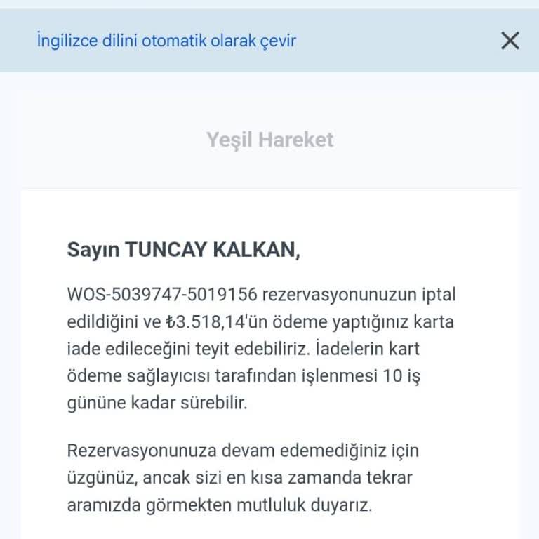 Green Motion Araç Kiralama Söğütözü Çankaya Ankara