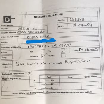 Deichmann Ürünlerinin Arkasında Durmuyor