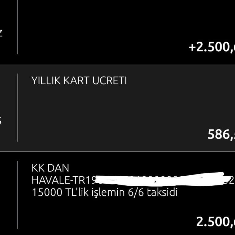 Yapı Kredi Bankası'nda Nakit Avans Ve Kart Ücreti Sorunu