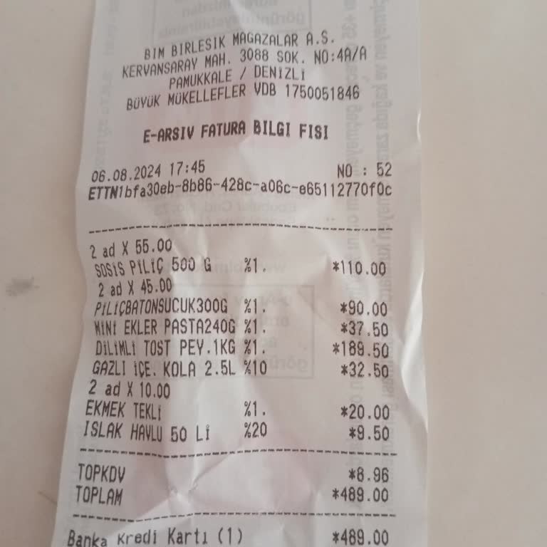 BİM Denizli Mağazasında Etiket Fiyatı Sorunu Ve Saygısız Davranış