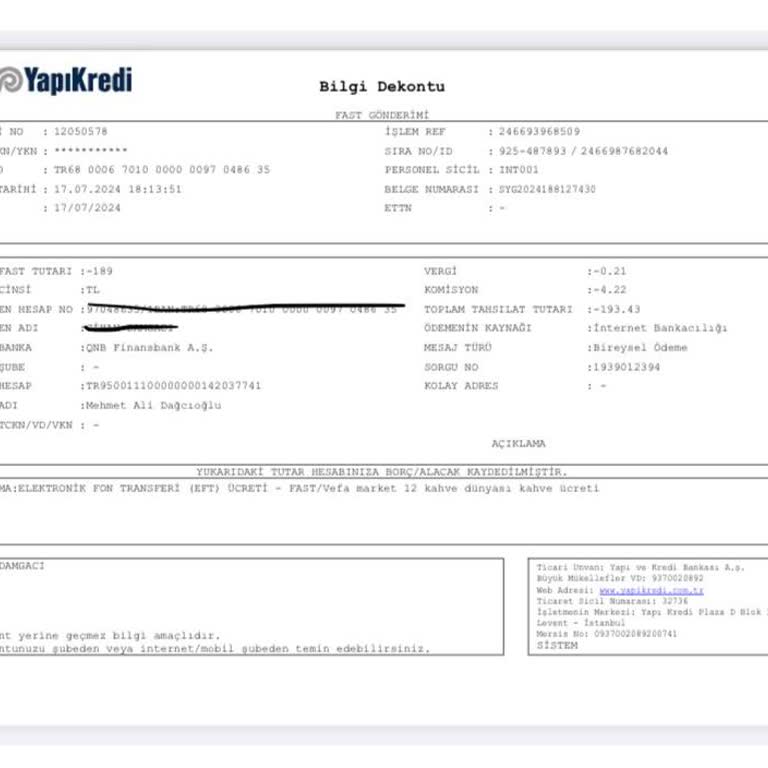 Vefa Market Ürünümü Göndermiyor.