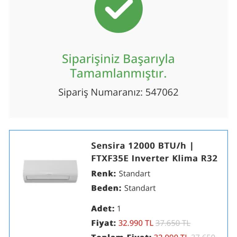 Daikin Yanlış Fatura Kesimi