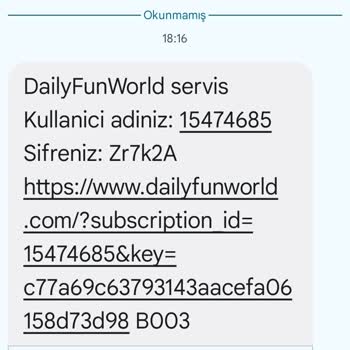 Dailyfunworld Benden Habersiz Adıma Açılan Abonelik Ve Ücret Çekimi
