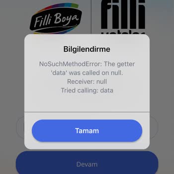 Filli Ustalar Uygulamasına Giriş Yapamıyorum