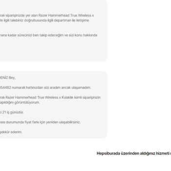 Hepsiburada'nın Yanlış Yönlendirmesi Ve Yanlış Bilgi Vermesi