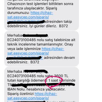 EasyCep Paranız 1 Saat İçinde Ödenecek Söylenmesine Rağmen Ödenmedi.