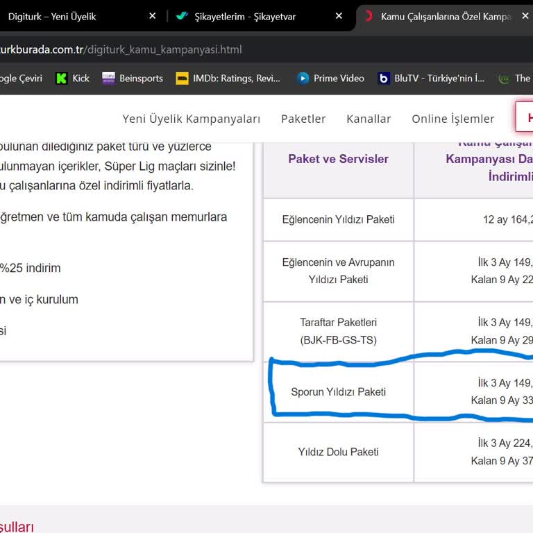 Digiturk Faturamı Fazla Olarak Almak İstiyor. Muhatap Bulamıyorum