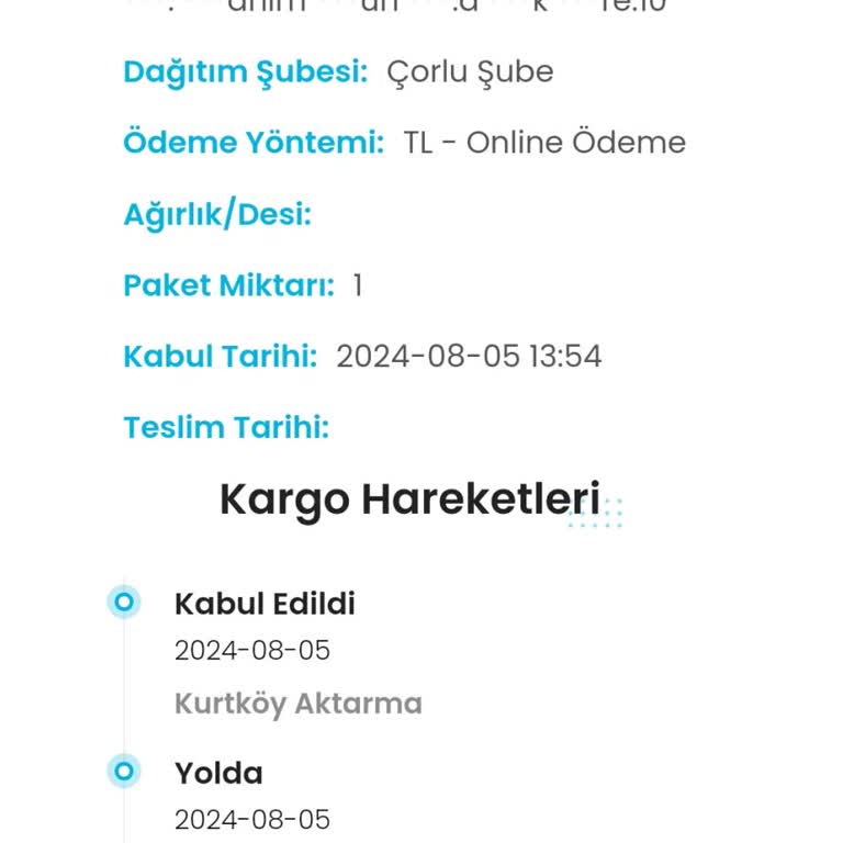 Kargoist Firma Bilgilendirme Eksikliği