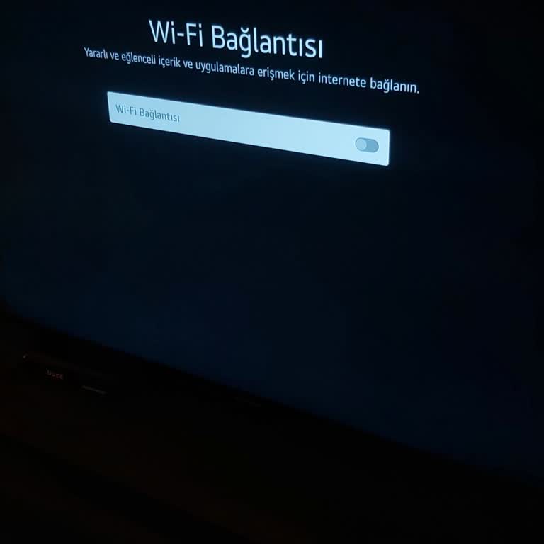 Sunny Webos TV Kablosuz Wi-Fi Bağlantı Sorunu