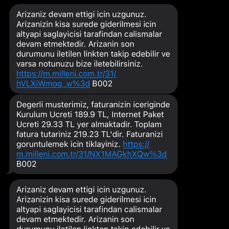 Millenicom'un Hizmet Verememesi