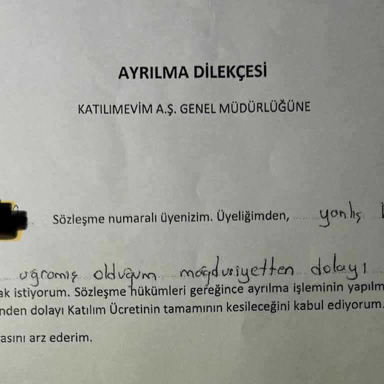 Trabzon Katılımevim Şubesinde Yanıltıcı Bilgi Ve Mağduriyet