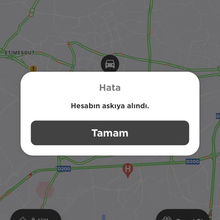 Martı Tag Sürücü Hesap Askıya Alınma!