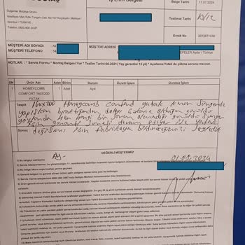 Lova Yatak Pişmanlığı ( Garanti Taahhüt'ünün Yerine Getirilmemesi)