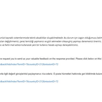 VFS Global Vize Randevu Sisteminde Sürekli Hata Alıyorum