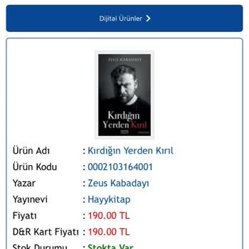 Adana Real D&R Fiyat Sorunu