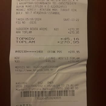 Migros Mükerrer Ödeme Alındı