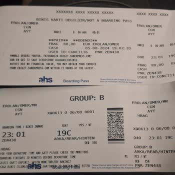 Sunexpress'in Bazı Müşterilerinin Bavullardan Para Alıp Almaması Hk.