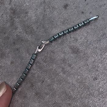 Lujo Aksesuar Su Yolu Çelik Kolye Yeşillendi