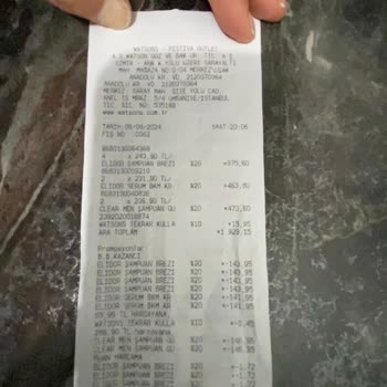 Watsons İade Alınmayan Ürün