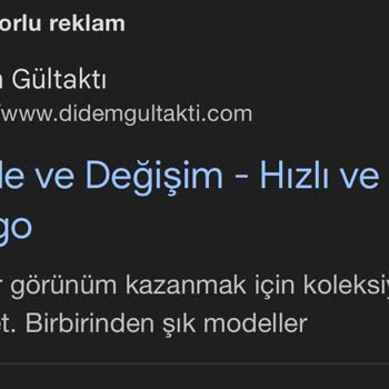 Didem Gültaktı Butik İade Yapamayan Rezil Site