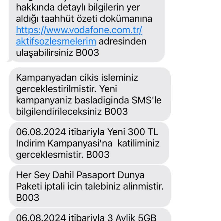 Vodafone'dan Taahhüt Bitmeden Ek Ücret Şoku!