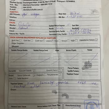 Schafer Paslanmaz Çelik Çay Makinesinin Paslanması