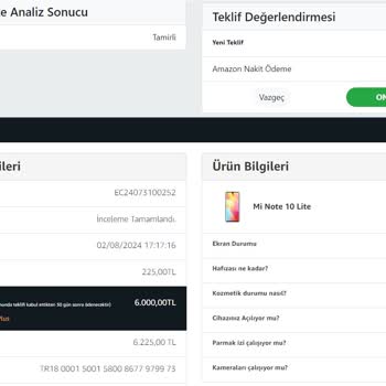 EasyCep Firması, Eski Telefonu Neredeyse Bedavaya Almaya Çalışıyor…