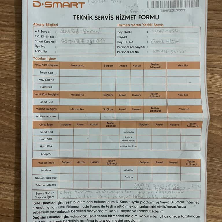 D-Smart Kurulumunda Yaşanan Sorunlar Ve Ücret İadesi Talebi