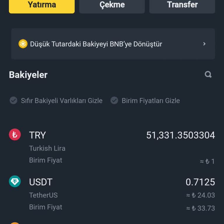 Binance TR Para Yatırdım Çekemiyorum
