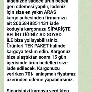 Little Visqon Dan İade İşlemi Yapmadıkları İçin Şikayet