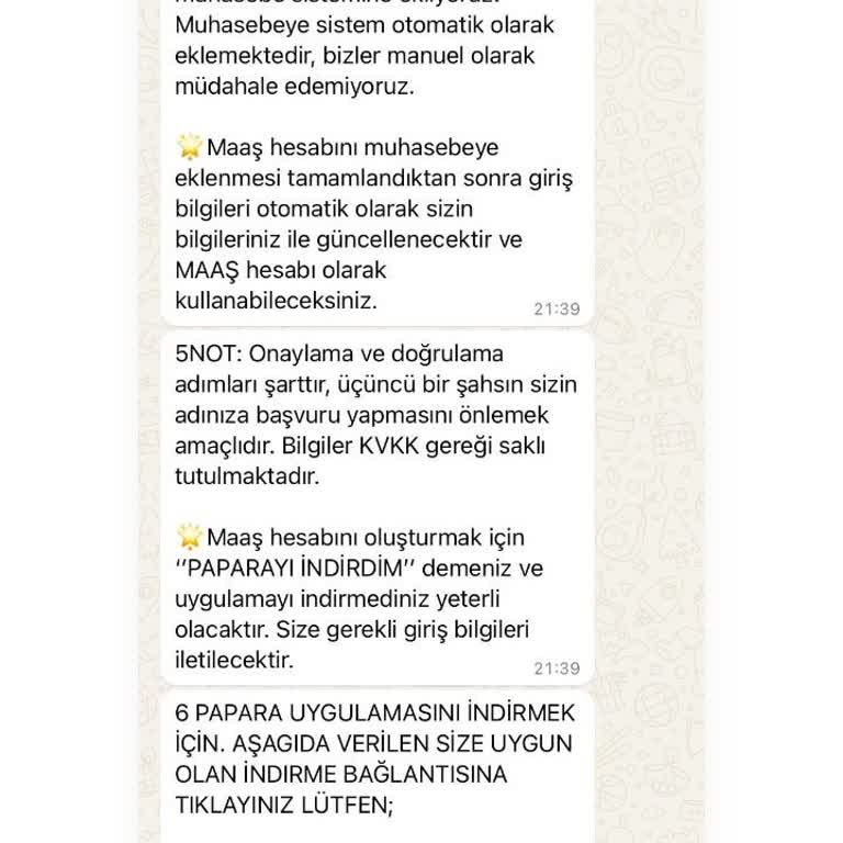 Space Paketleme Kişisel Bilgilerimin İzinsiz Kullanımı Hakkında Uyarı