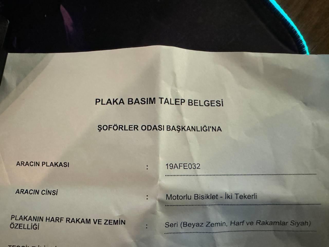 A101 Motoruma Kafasına Göre Rastgele Plaka Vermiş. - Şikayetvar