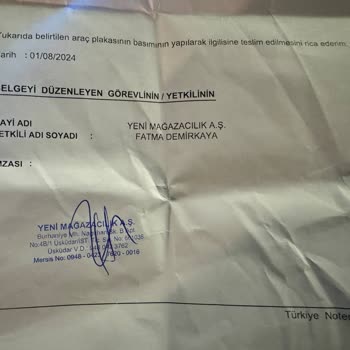 A101 Motoruma Kafasına Göre Rastgele Plaka Vermiş.