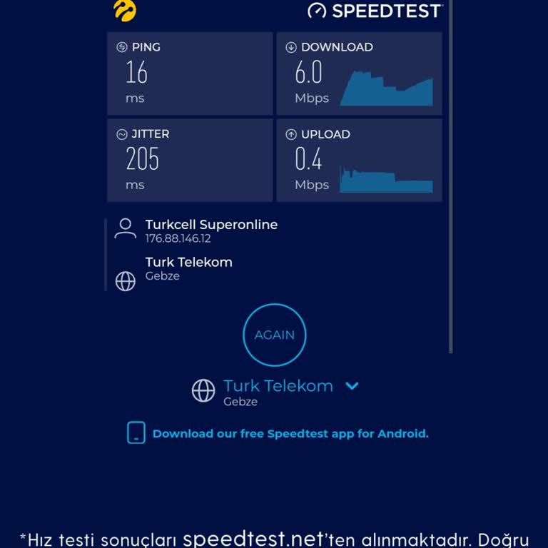 Turkcell Yavaş İnternet Hızı Ve Yetersiz Destek