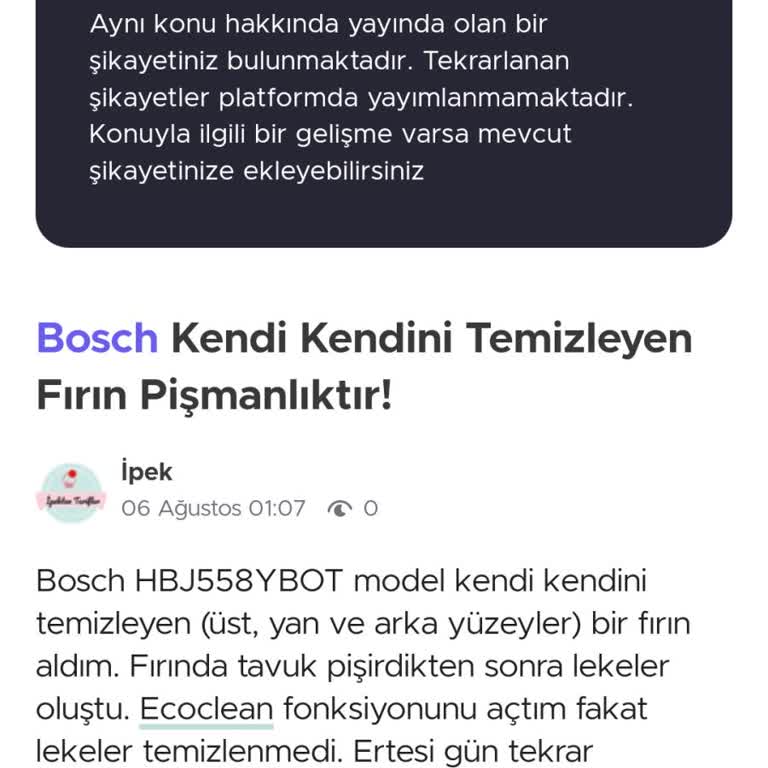 Şikayetvar Şikayetimi Yayınlanmasını İstiyorum