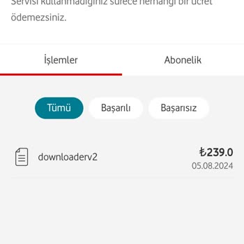 Vodafone Onaysız Ceptefun Aboneliği Ve Haksız Ücretlendirme