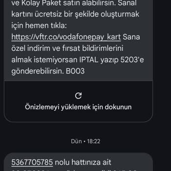 Vodafone Onaysız Ceptefun Aboneliği Ve Haksız Ücretlendirme