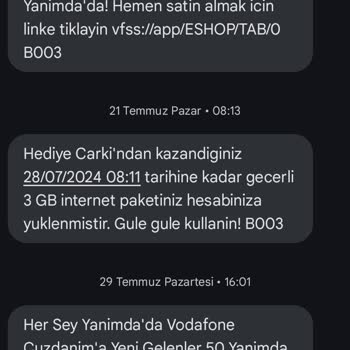 Vodafone Onaysız Ceptefun Aboneliği Ve Haksız Ücretlendirme
